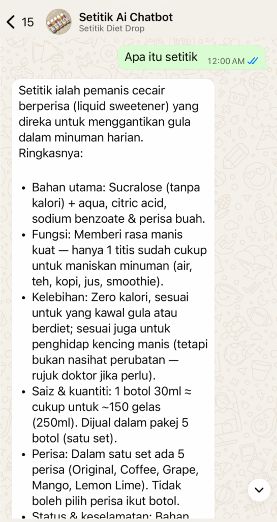 Sebarang soalan ai chatbot akan jawab